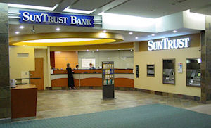Bank in the Orlando airport terminal