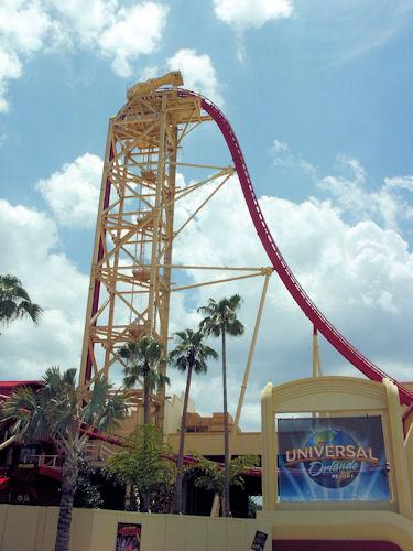 Soft opening for rip ride rockit roller coaster at Universal Studios