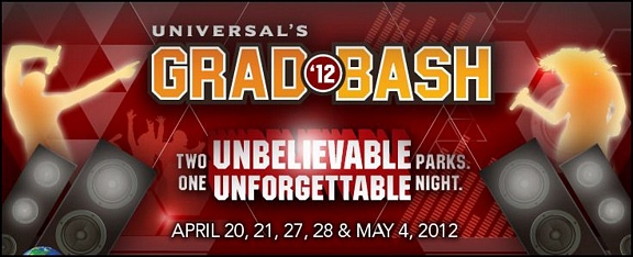 Universal Studio's grad bash party for 2012!