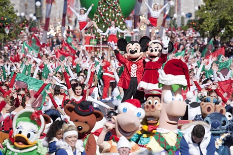 Disney Christmas day parade