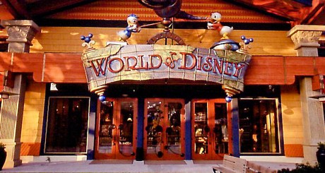 The biggest Disney store, World of Disney at downtown Disney marketplace
