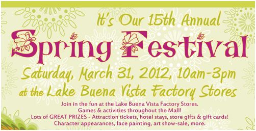 Lake Buena Vista factory stores shopping event