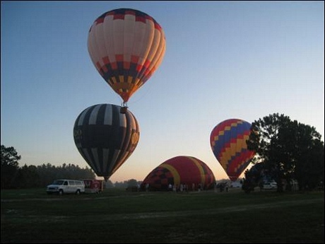 Hot air balloon rides in Orlando